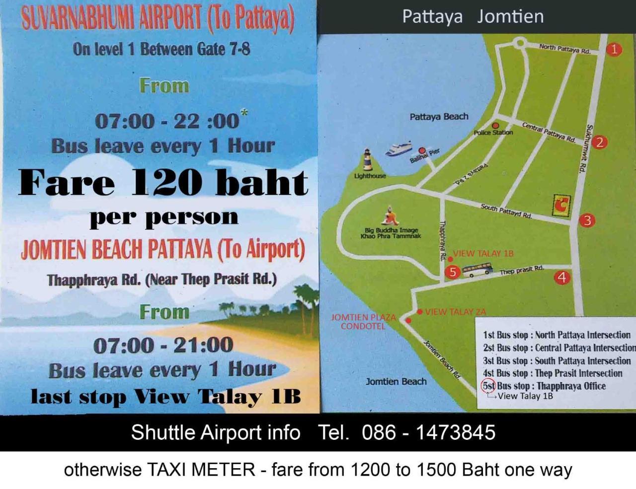B&B View Talay 1B Studio Jomtien Pattaya Dış mekan fotoğraf